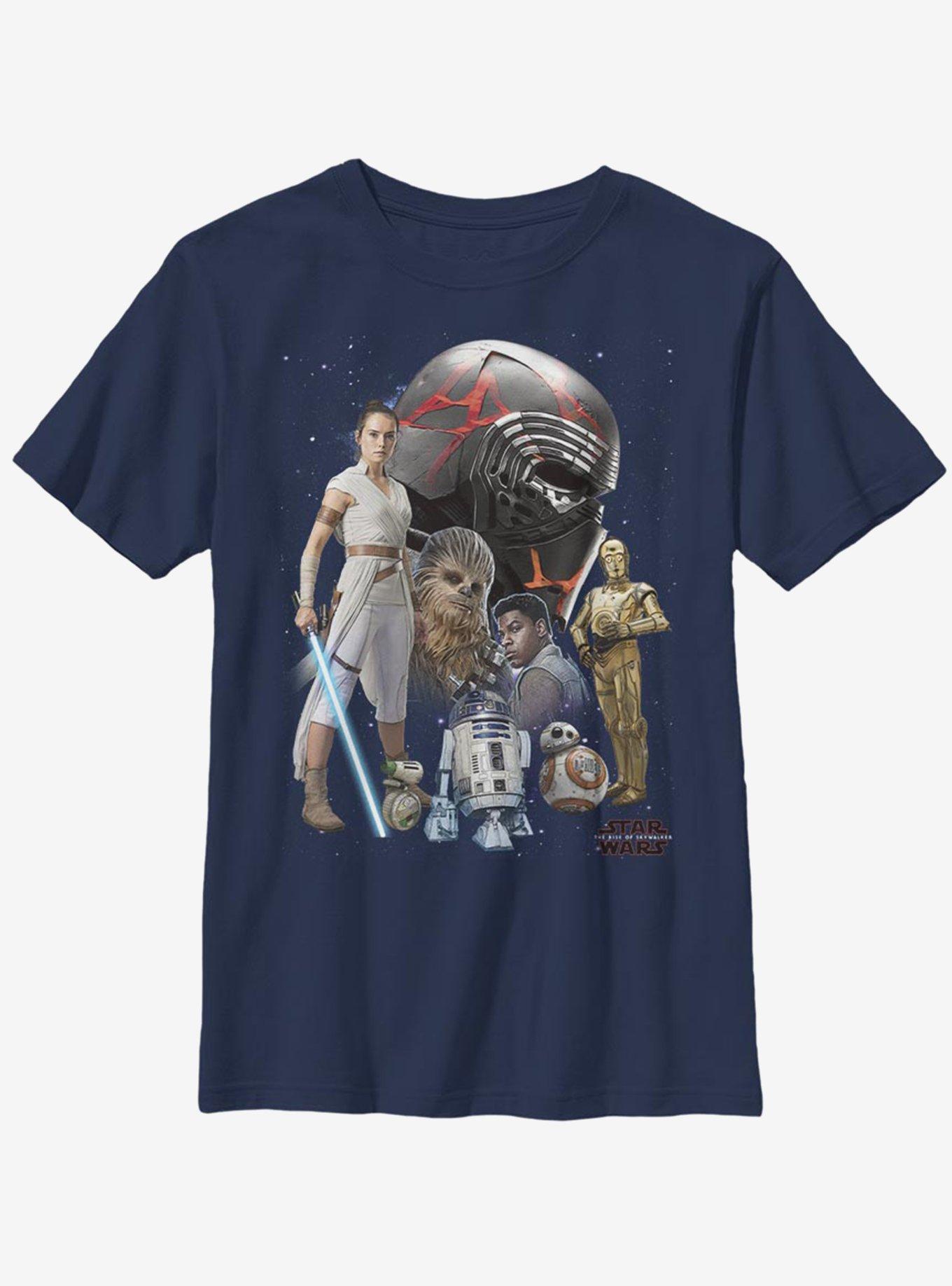 Star Wars Episode IX The Rise Of Skywalker Heroes Of The Galaxy Youth T-Shirt, , hi-res
