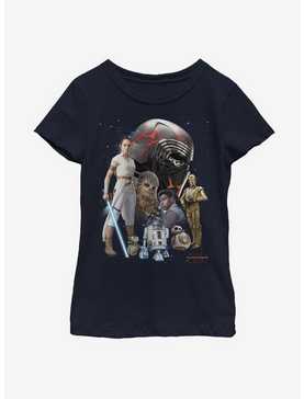 Star Wars Episode IX The Rise Of Skywalker Heroes Of The Galaxy Youth Girls T-Shirt, , hi-res