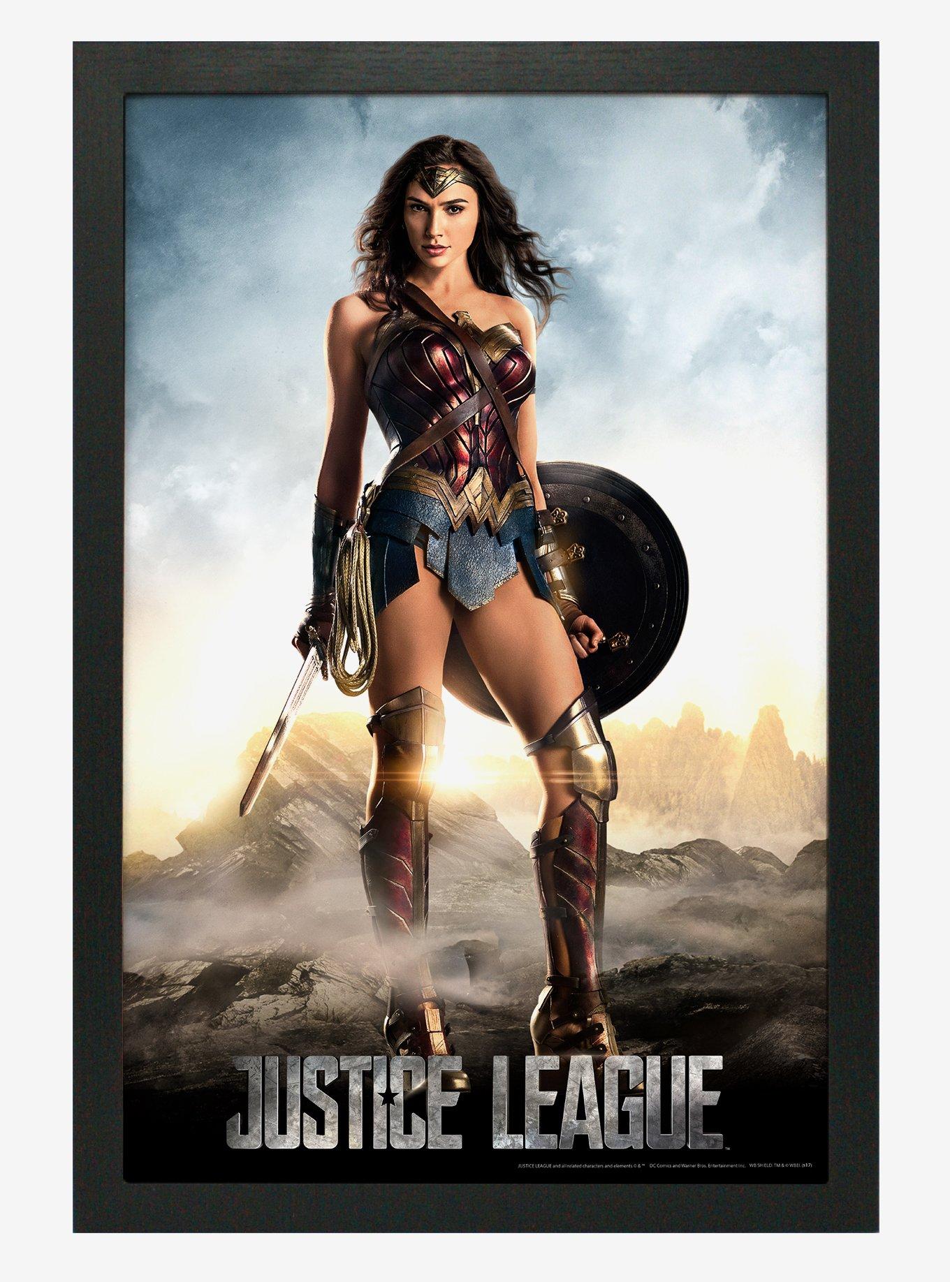 DC Comics Justice League Wonder Woman Framed Poster, , hi-res