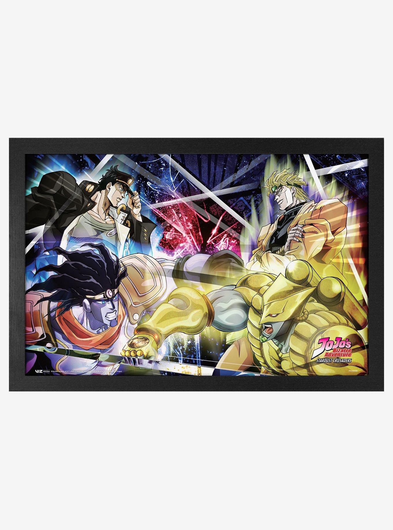 JoJo's Bizarre Adventure Star Platinum vs The World Framed Poster, , hi-res