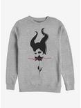 Disney Maleficent: Mistress Of Evil Black Rose Sweatshirt, ATH HTR, hi-res