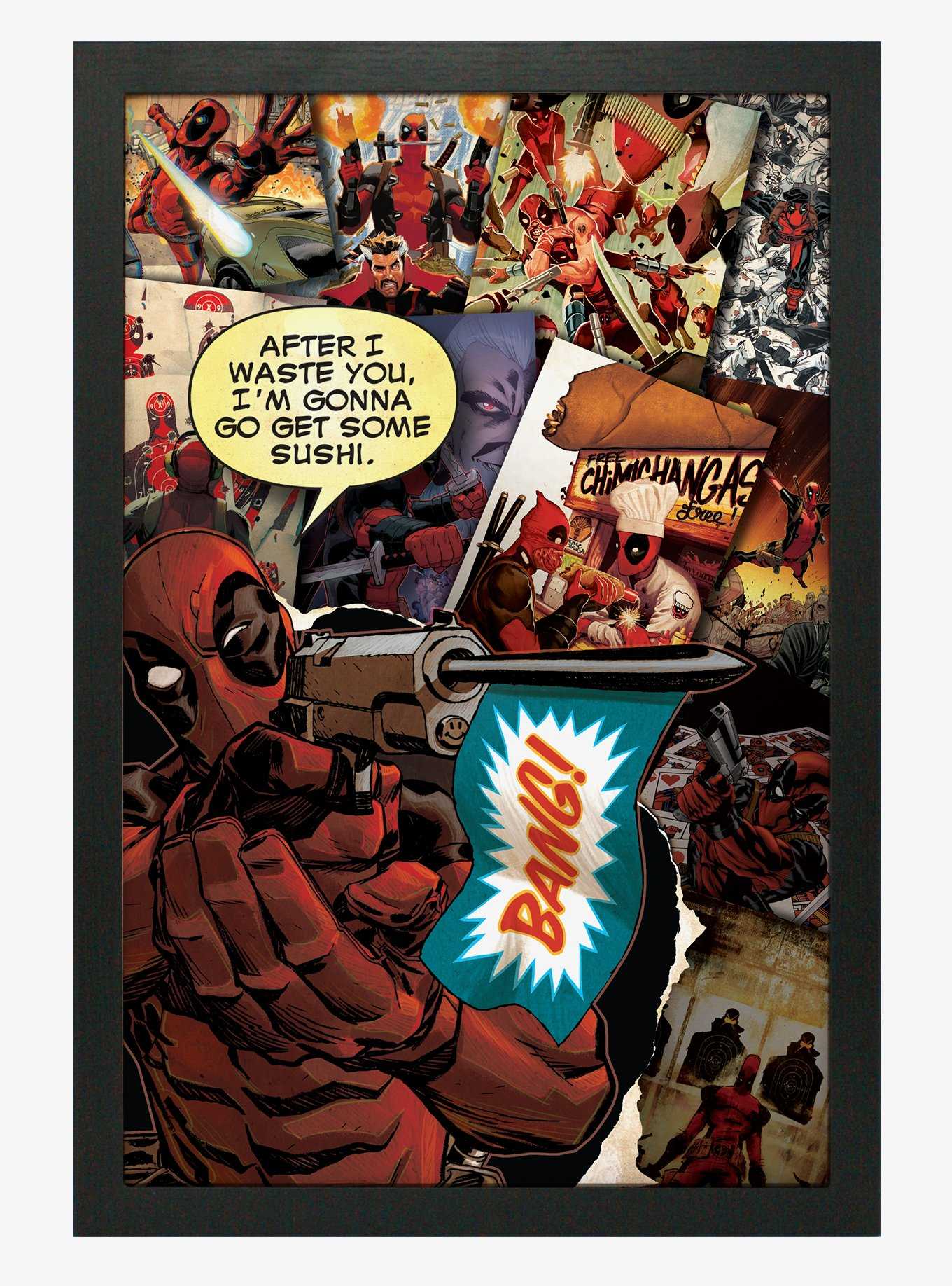 Marvel Deadpool Collage Poster, , hi-res