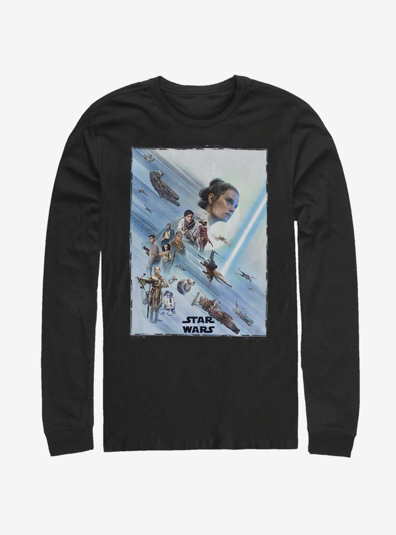 Star Wars Episode IX The Rise Of Skywalker Rey Poster Long-Sleeve T-Shirt, , hi-res