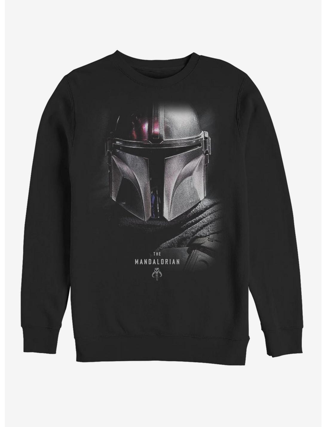Star Wars The Mandalorian Hero Shot Sweatshirt, BLACK, hi-res