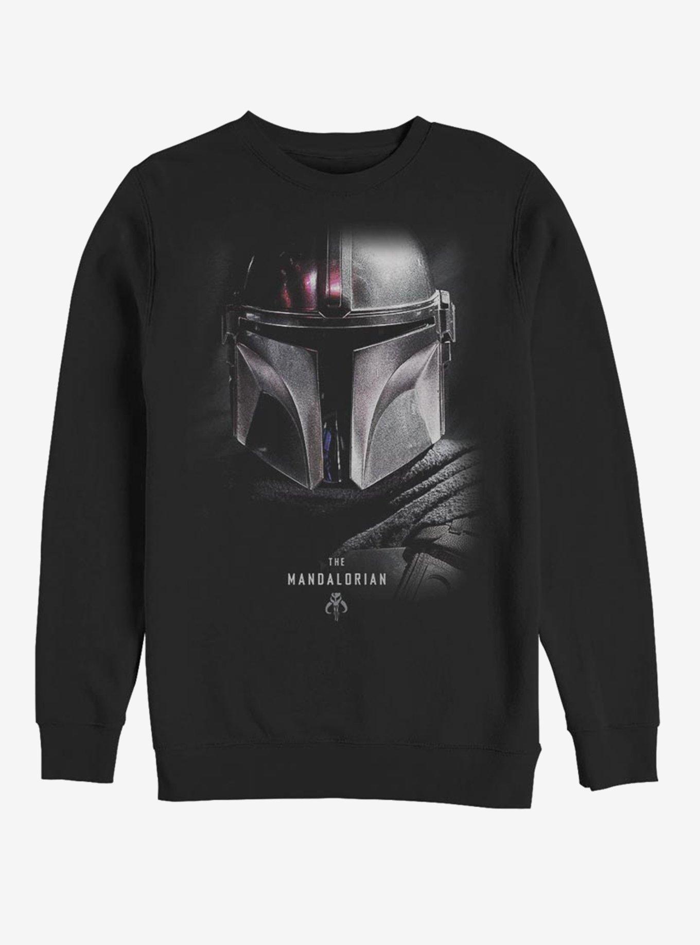 Star Wars The Mandalorian Hero Shot Sweatshirt, BLACK, hi-res