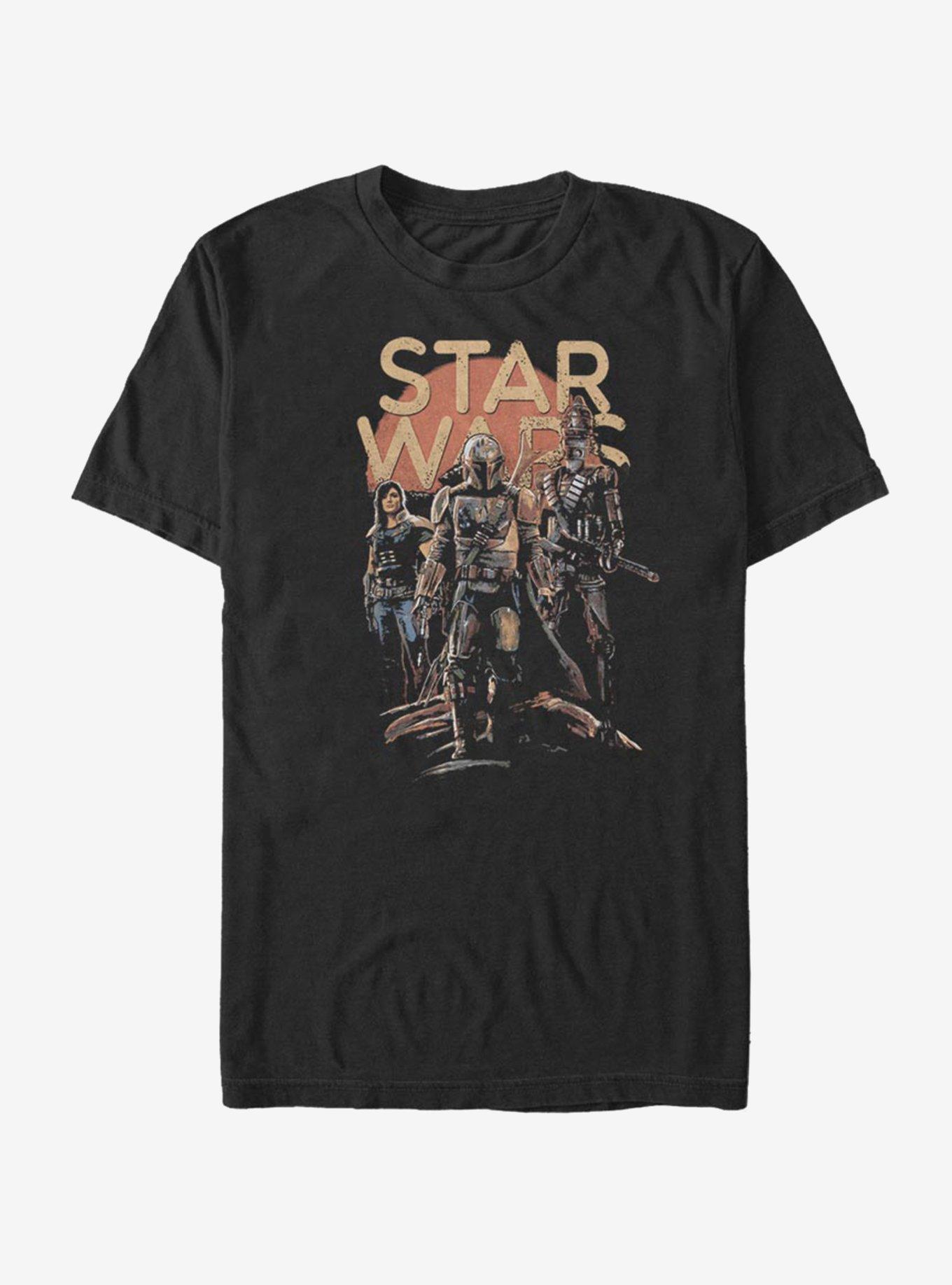 Star Wars The Mandalorian A Few Credits More T-Shirt, BLACK, hi-res