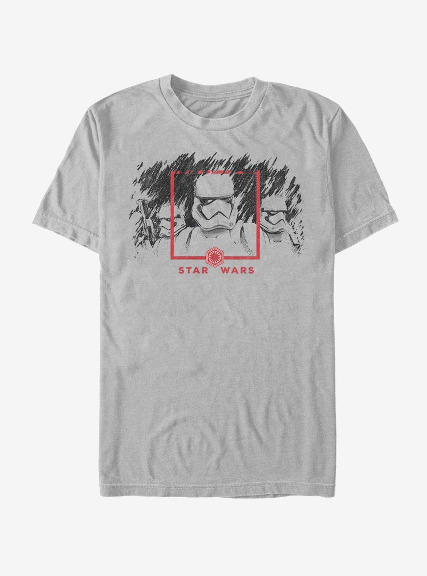 Star Wars Episode IX The Rise Of Skywalker Dawn Patrol T-Shirt, SILVER, hi-res