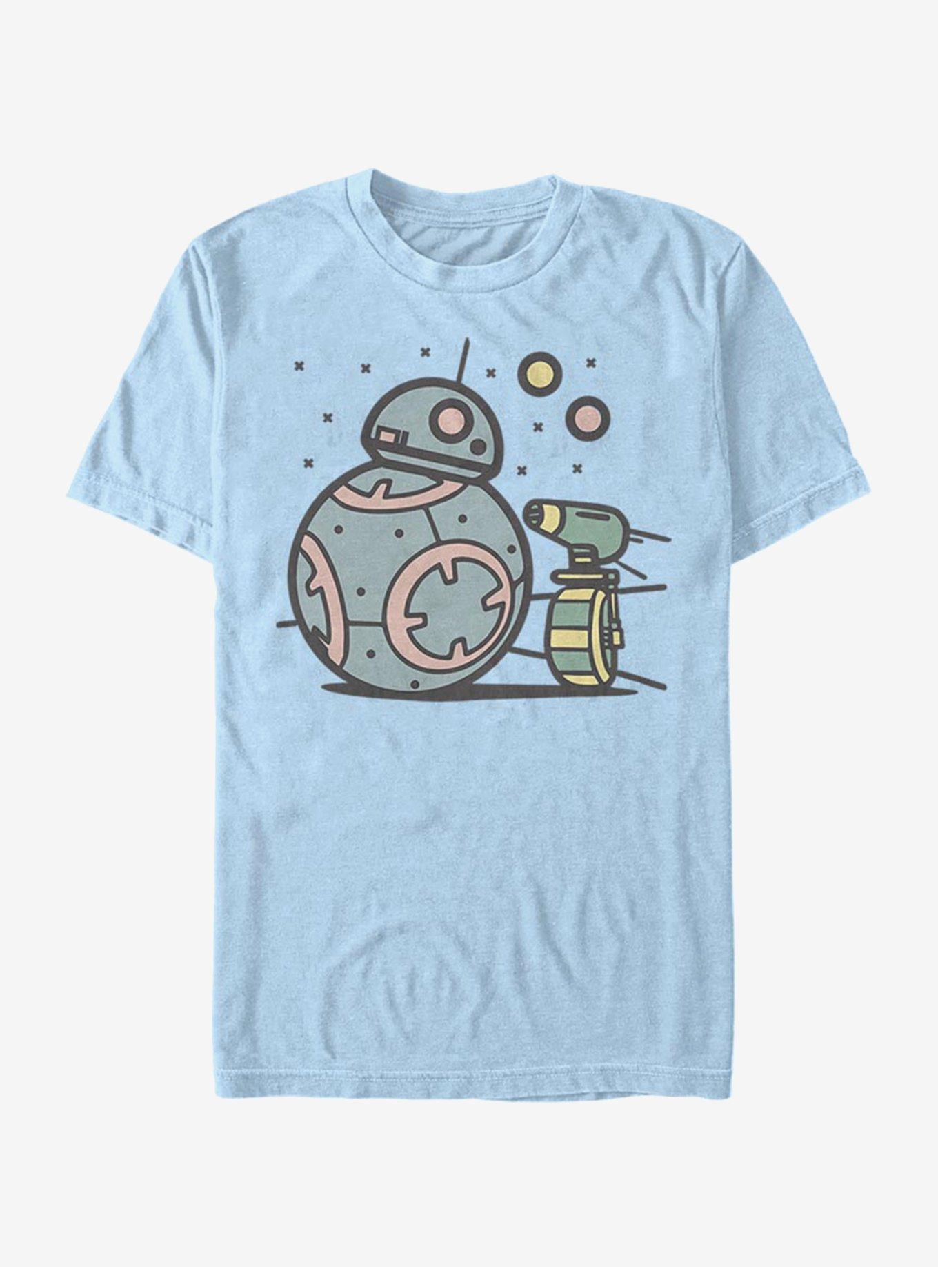 Star Wars Episode IX The Rise Of Skywalker Droid Team T-Shirt, LT BLUE, hi-res
