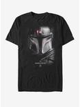 Star Wars The Mandalorian Hero Shot T-Shirt, BLACK, hi-res