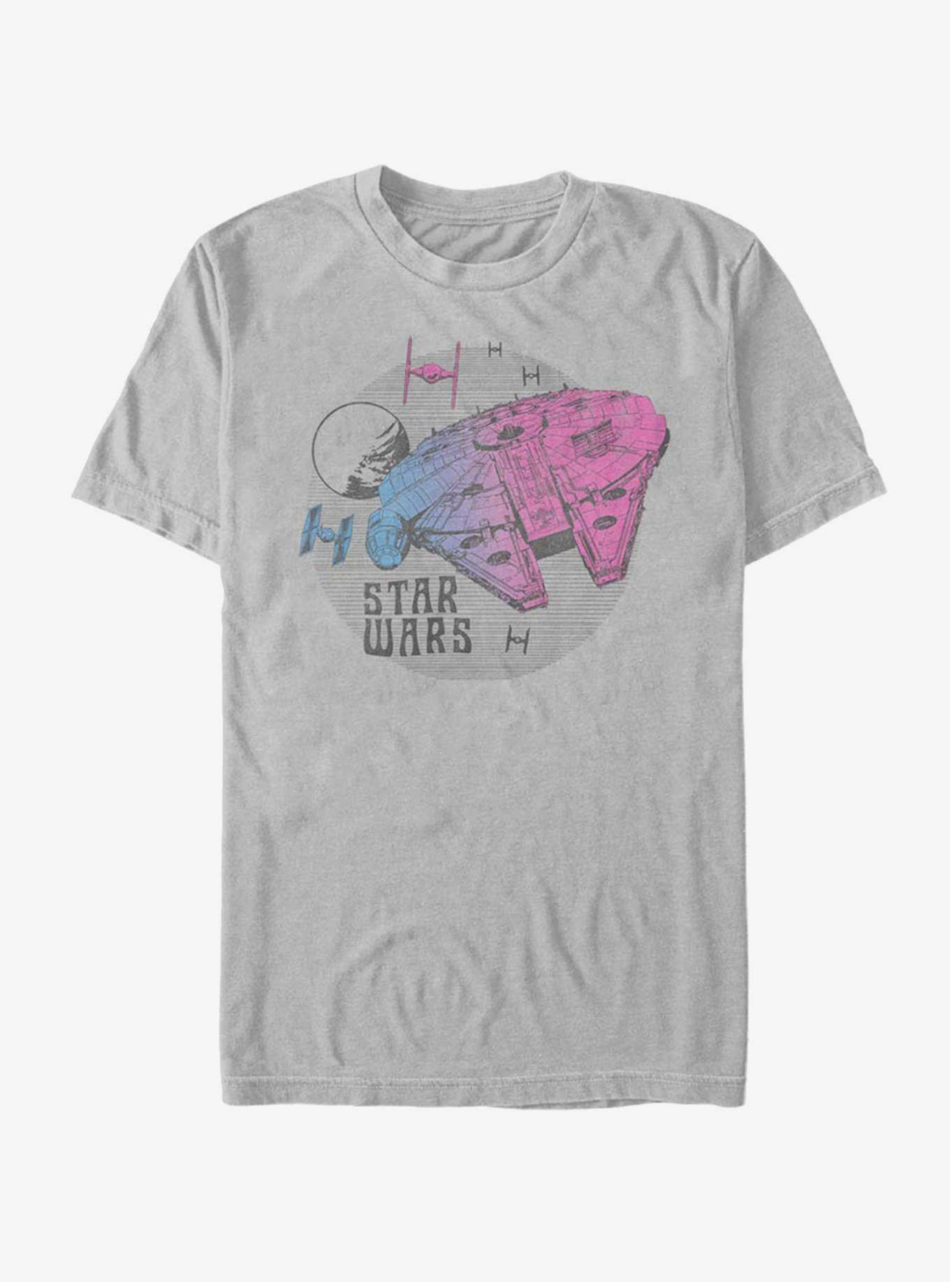 Star Wars Episode IX The Rise Of Skywalker Neon Ship T-Shirt, , hi-res