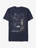 Star Wars Episode IX The Rise Of Skywalker Ren Maps T-Shirt, NAVY, hi-res
