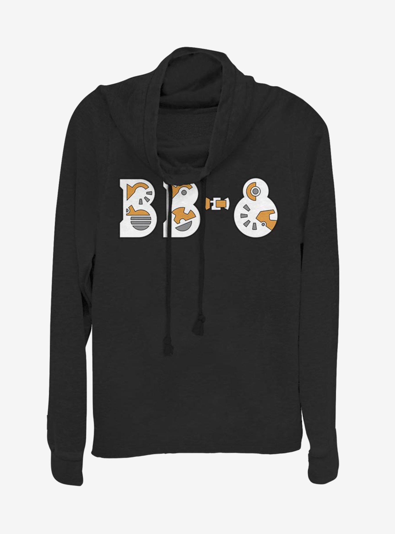 Star Wars Episode IX The Rise Of Skywalker Droid Parts Cowlneck Long-Sleeve Womens Top, , hi-res