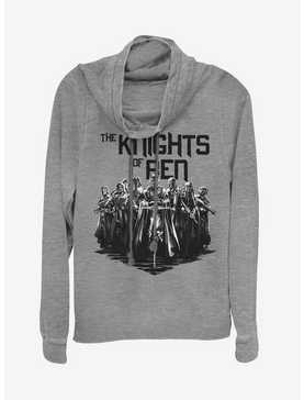 Star Wars Episode IX The Rise Of Skywalker Inked Knights Cowlneck Long-Sleeve Womens Top, , hi-res