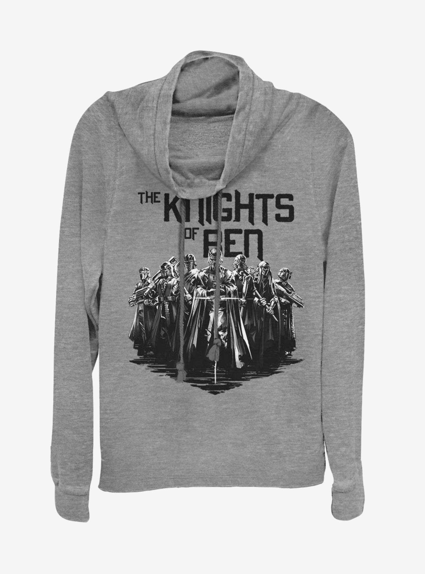 Star Wars Episode IX The Rise Of Skywalker Inked Knights Cowlneck Long-Sleeve Womens Top, , hi-res