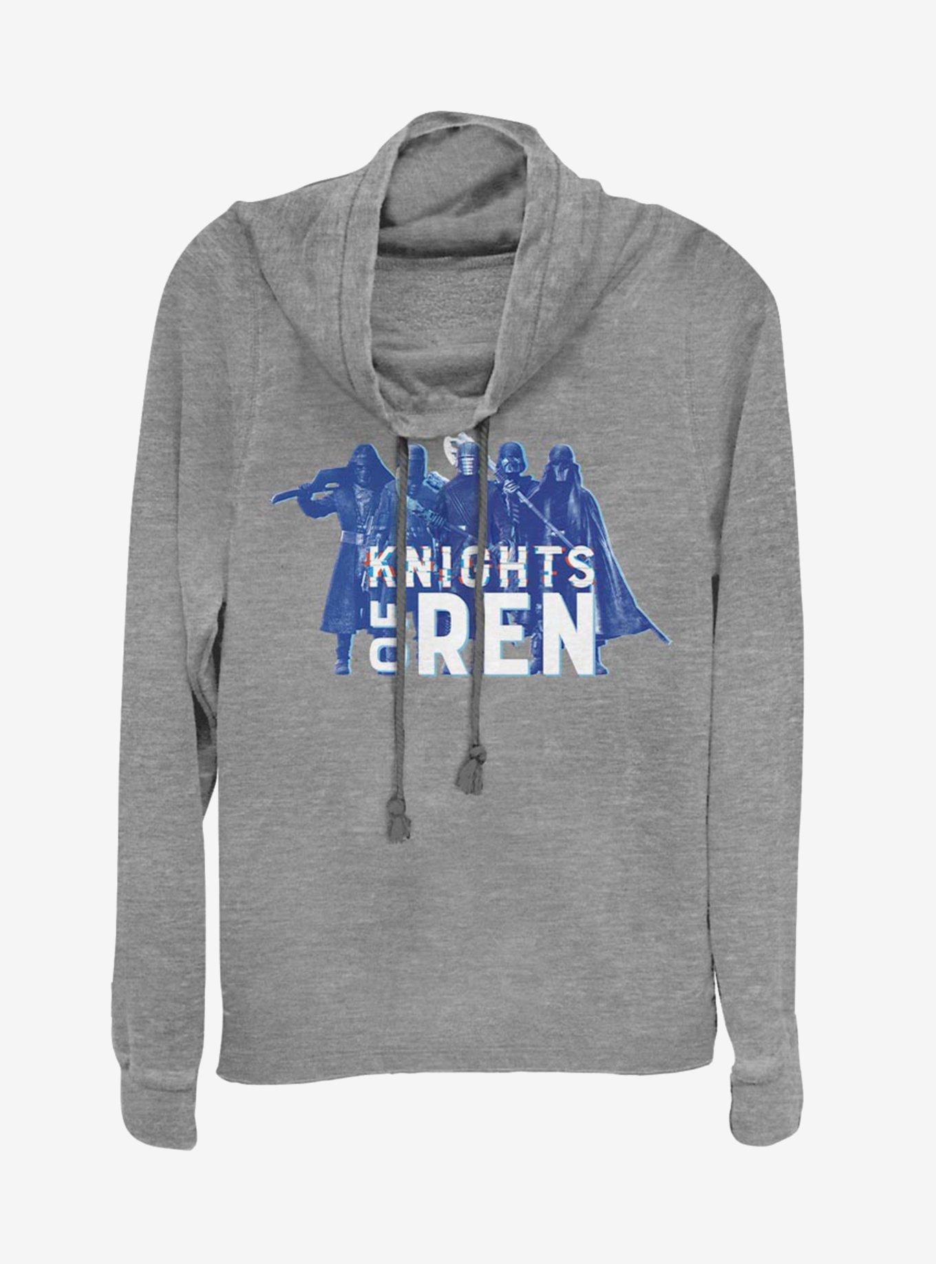 Star Wars Episode IX The Rise Of Skywalker Knights Of Ren Cowlneck Long-Sleeve Womens Top, , hi-res