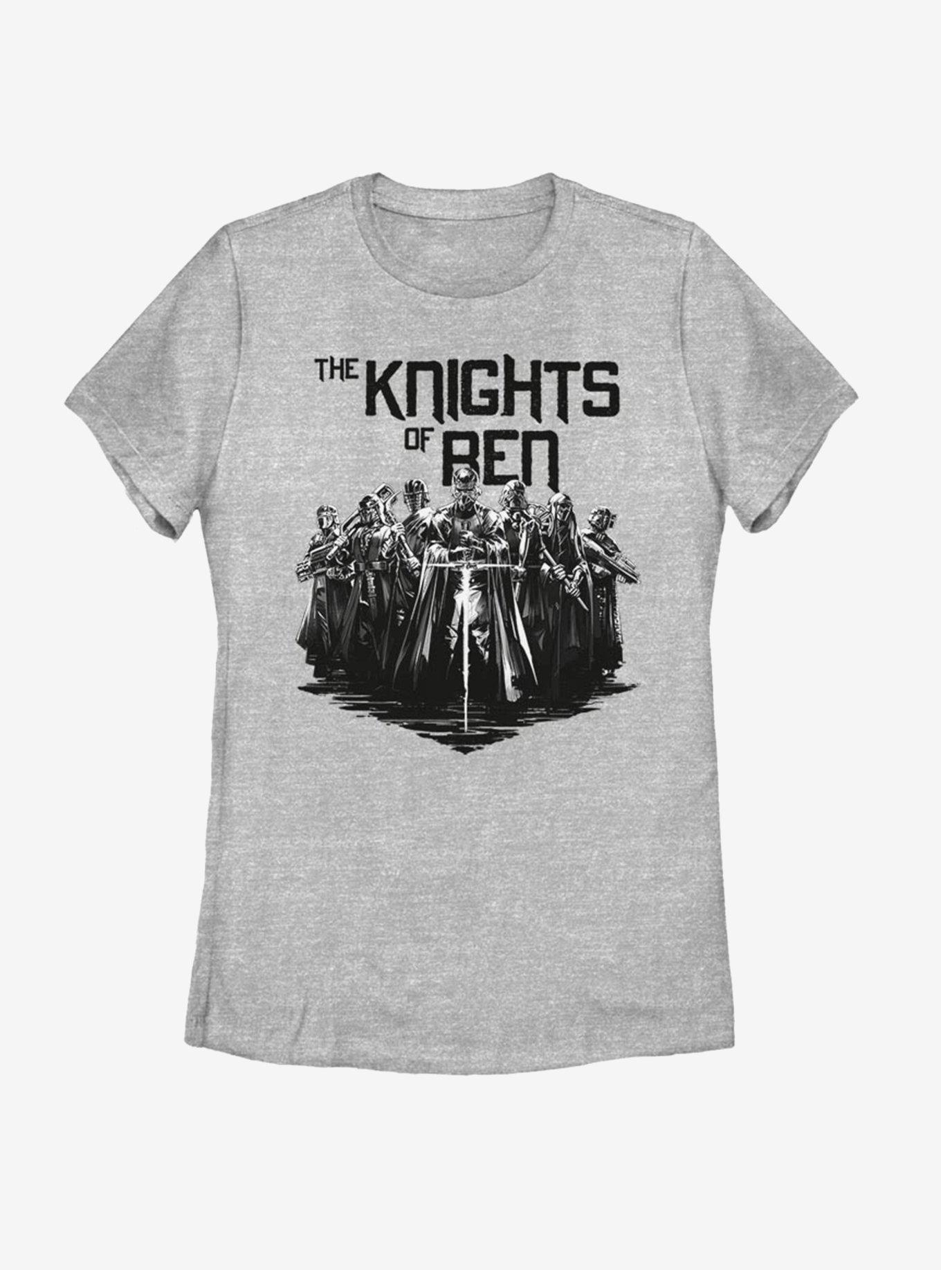 Star Wars Episode IX The Rise Of Skywalker Inked Knights Womens T-Shirt, ATH HTR, hi-res