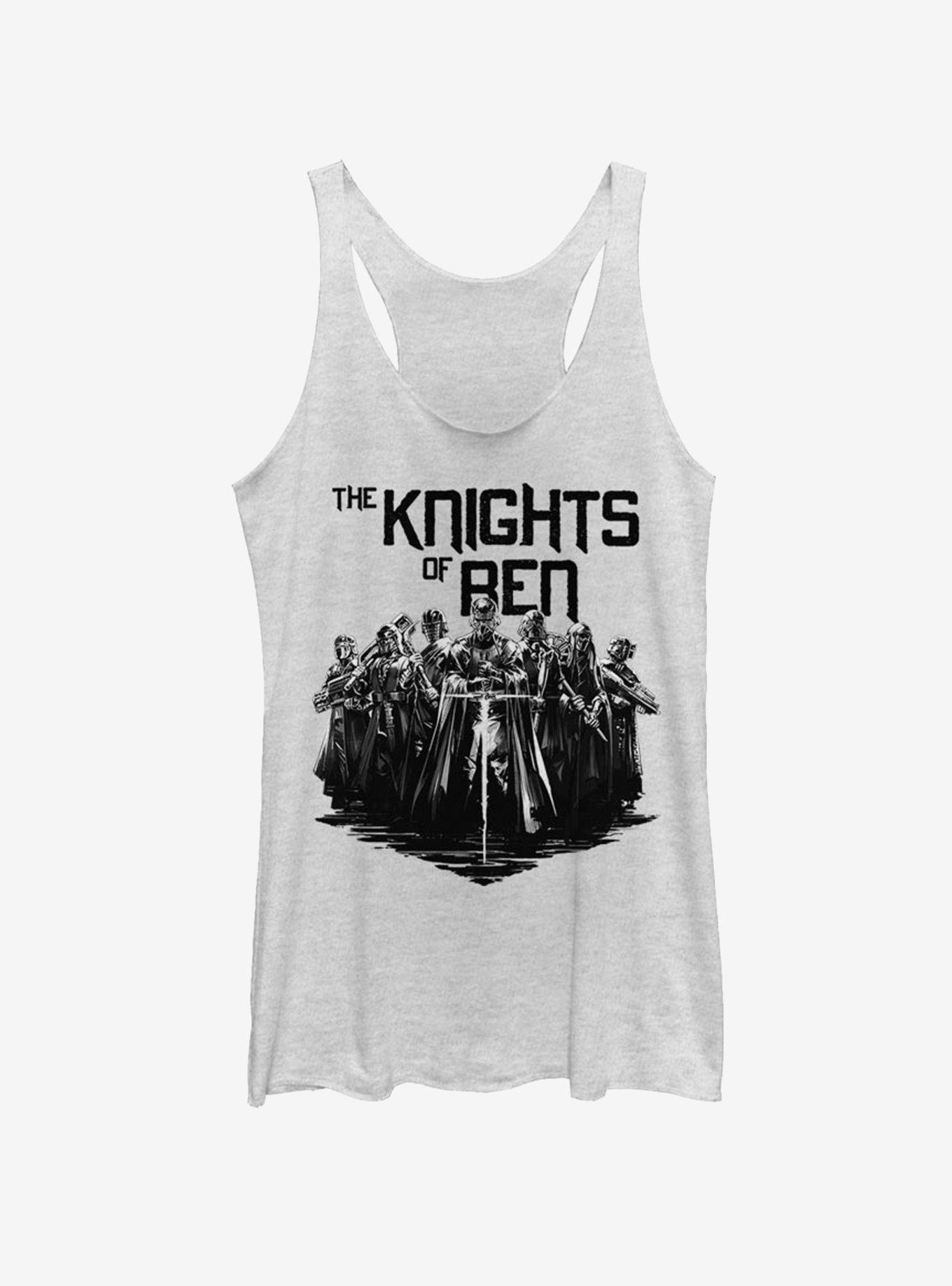 Star Wars Episode IX The Rise Of Skywalker Inked Knights Womens Tank Top, WHITE HTR, hi-res