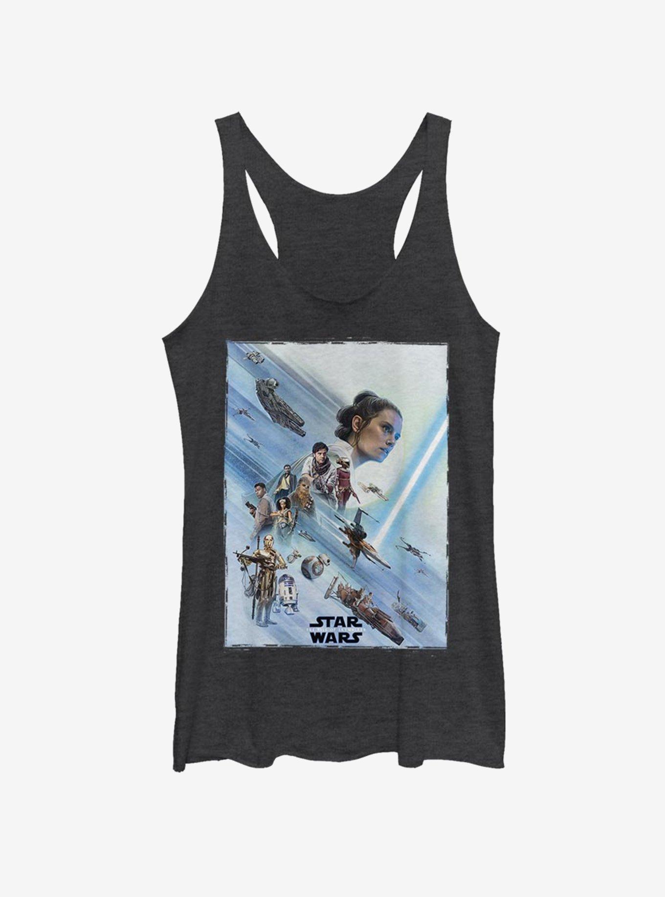 Star Wars Episode IX The Rise Of Skywalker Rey Poster Womens Tank Top, , hi-res
