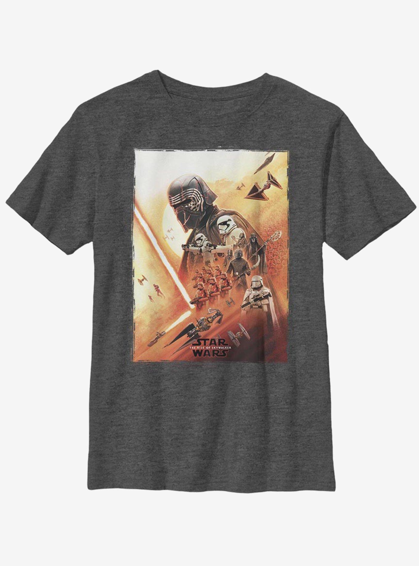 Star Wars Episode IX The Rise Of Skywalker Kylo Poster Youth T-Shirt, , hi-res