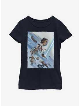 Star Wars Episode IX The Rise Of Skywalker Rey Poster Youth Girls T-Shirt, , hi-res