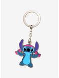 Loungefly Disney Lilo & Stitch Dumbbells Enamel Keychain - BoxLunch Exclusive, , hi-res