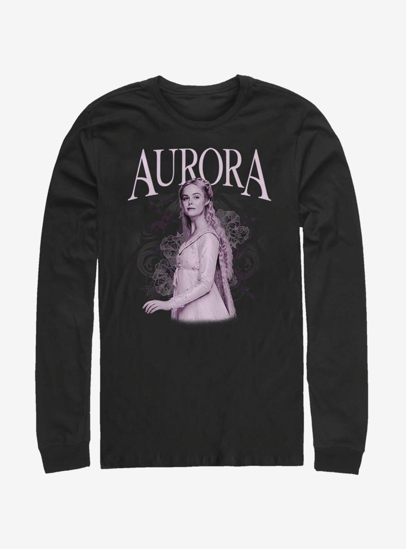 Disney Maleficent: Mistress Of Evil Aurora Long-Sleeve T-Shirt, BLACK, hi-res