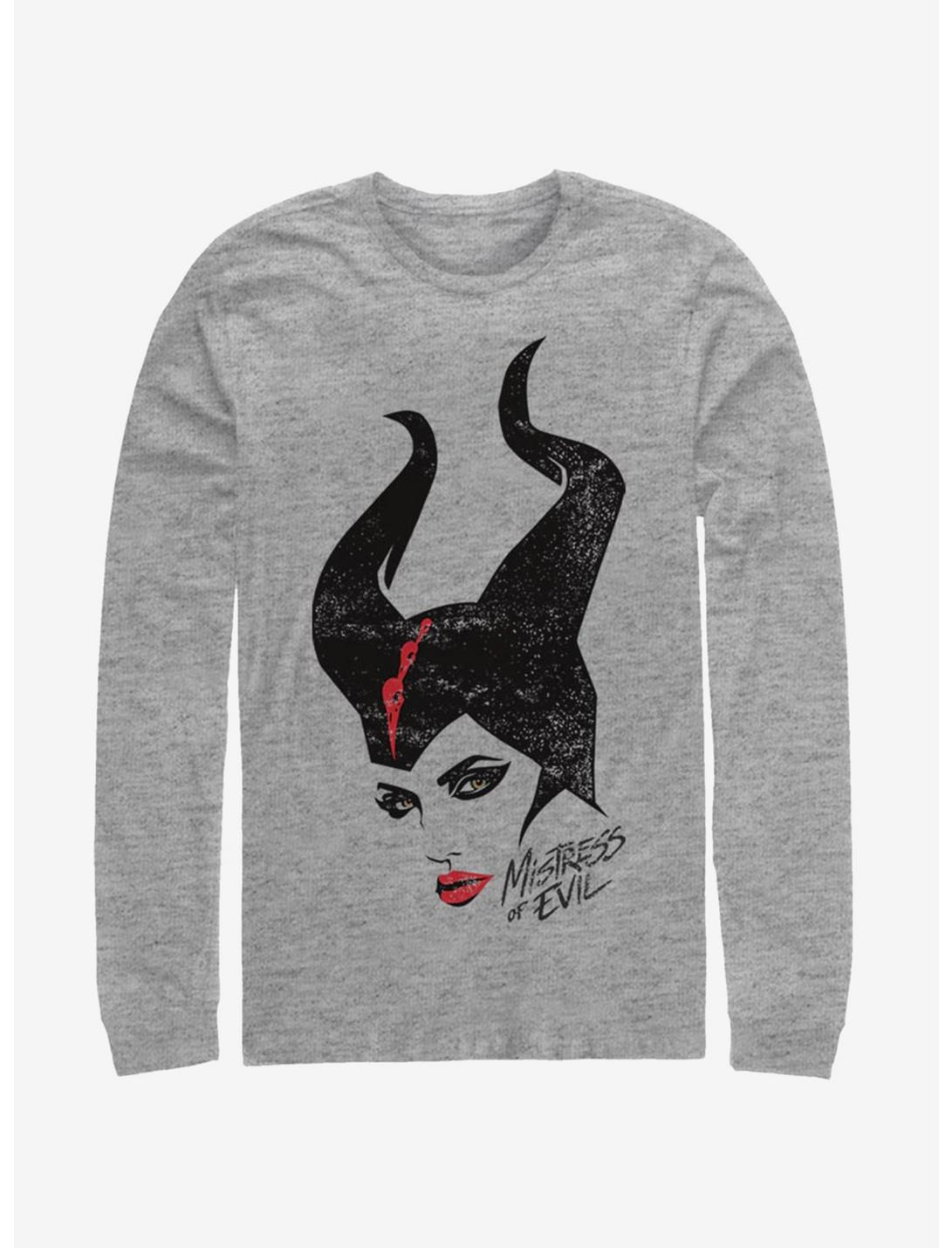 Disney Maleficent: Mistress Of Evil Portrait Long-Sleeve T-Shirt, ATH HTR, hi-res