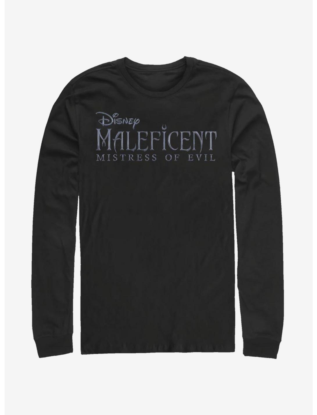 Disney Maleficent: Mistress Of Evil Movie Logo Long-Sleeve T-Shirt, BLACK, hi-res