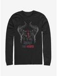 Disney Maleficent: Mistress Of Evil It's All About The Horns Long-Sleeve T-Shirt, BLACK, hi-res