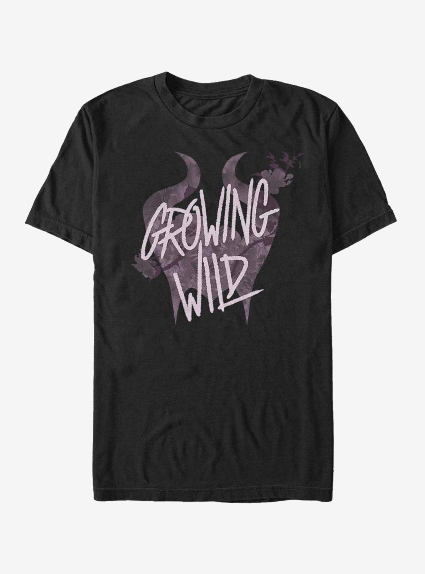 Disney Maleficent: Mistress Of Evil Growing Wild T-Shirt, BLACK, hi-res