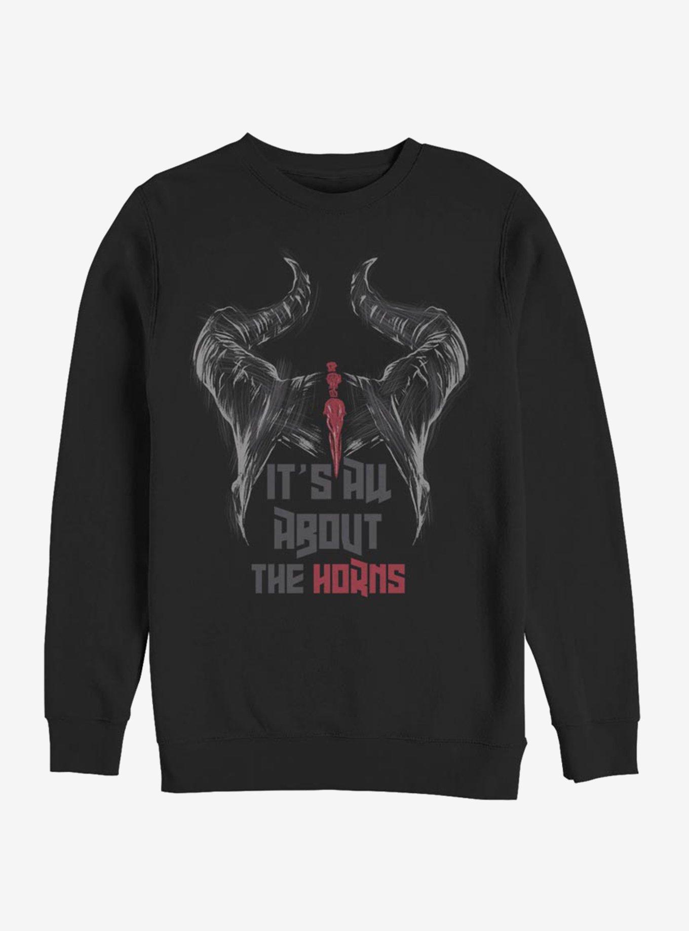Disney Maleficent: Mistress Of Evil It's All About The Horns Sweatshirt, , hi-res