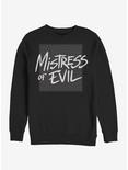 Disney Maleficent: Mistress Of Evil Bold Text Sweatshirt, BLACK, hi-res