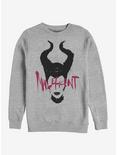Disney Maleficent: Mistress Of Evil Paint Silhouette Sweatshirt, ATH HTR, hi-res