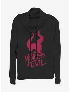 Disney Maleficent: Mistress Of Evil Stamp Cowlneck Long-Sleeve Womens Top, , hi-res