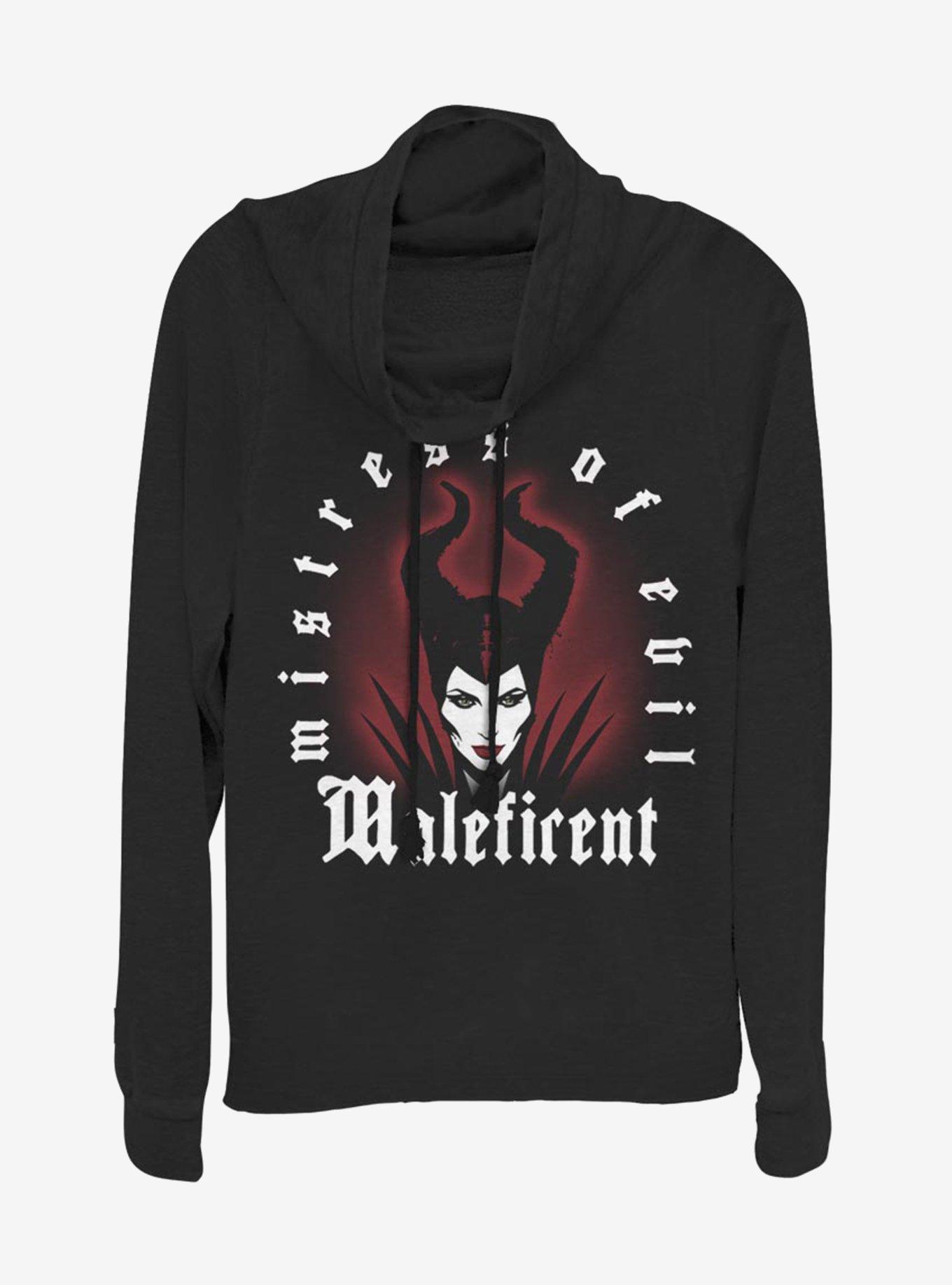 Disney Maleficent: Mistress Of Evil Red Aura Cowlneck Long-Sleeve Womens Top, , hi-res