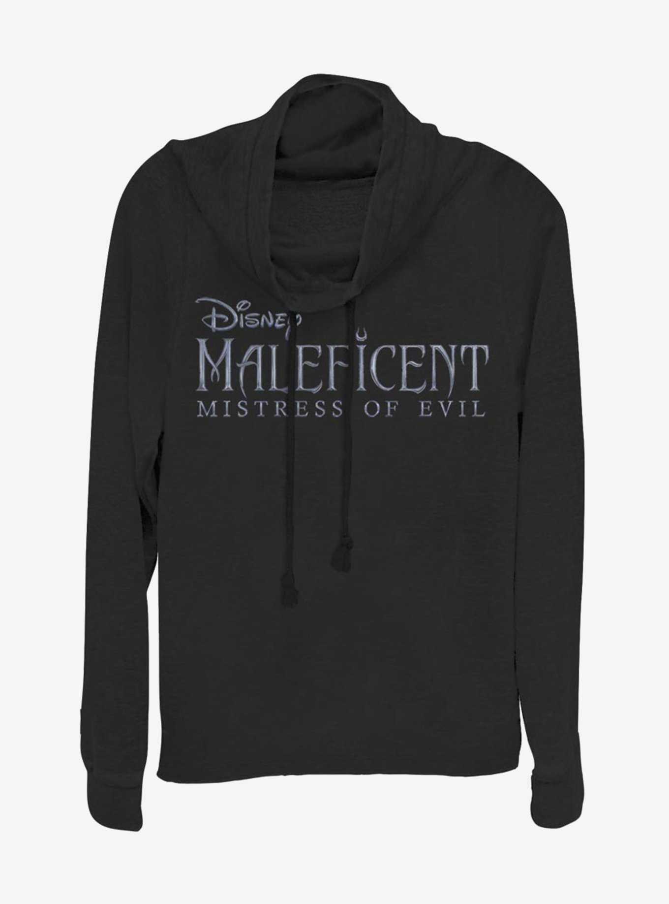 Disney Maleficent: Mistress Of Evil Movie Logo Cowlneck Long-Sleeve Womens Top, , hi-res