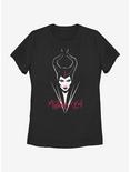 Disney Maleficent: Mistress Of Evil Smirk Womens T-Shirt, BLACK, hi-res