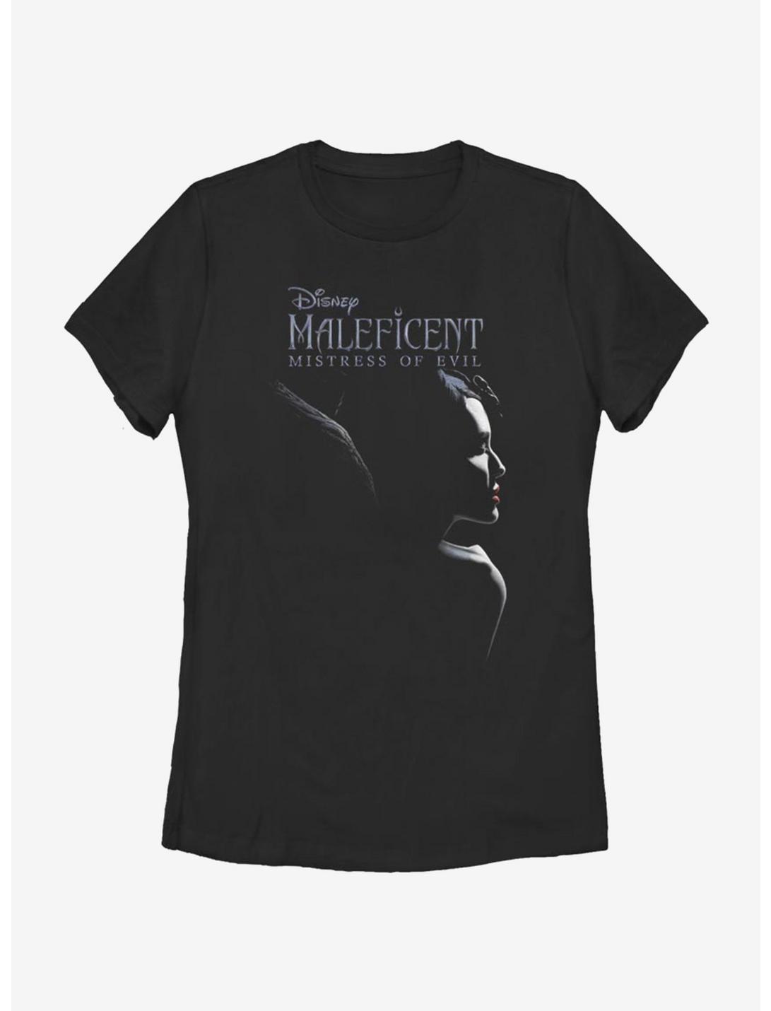 Disney Maleficent: Mistress Of Evil Movie Logo Womens T-Shirt, BLACK, hi-res