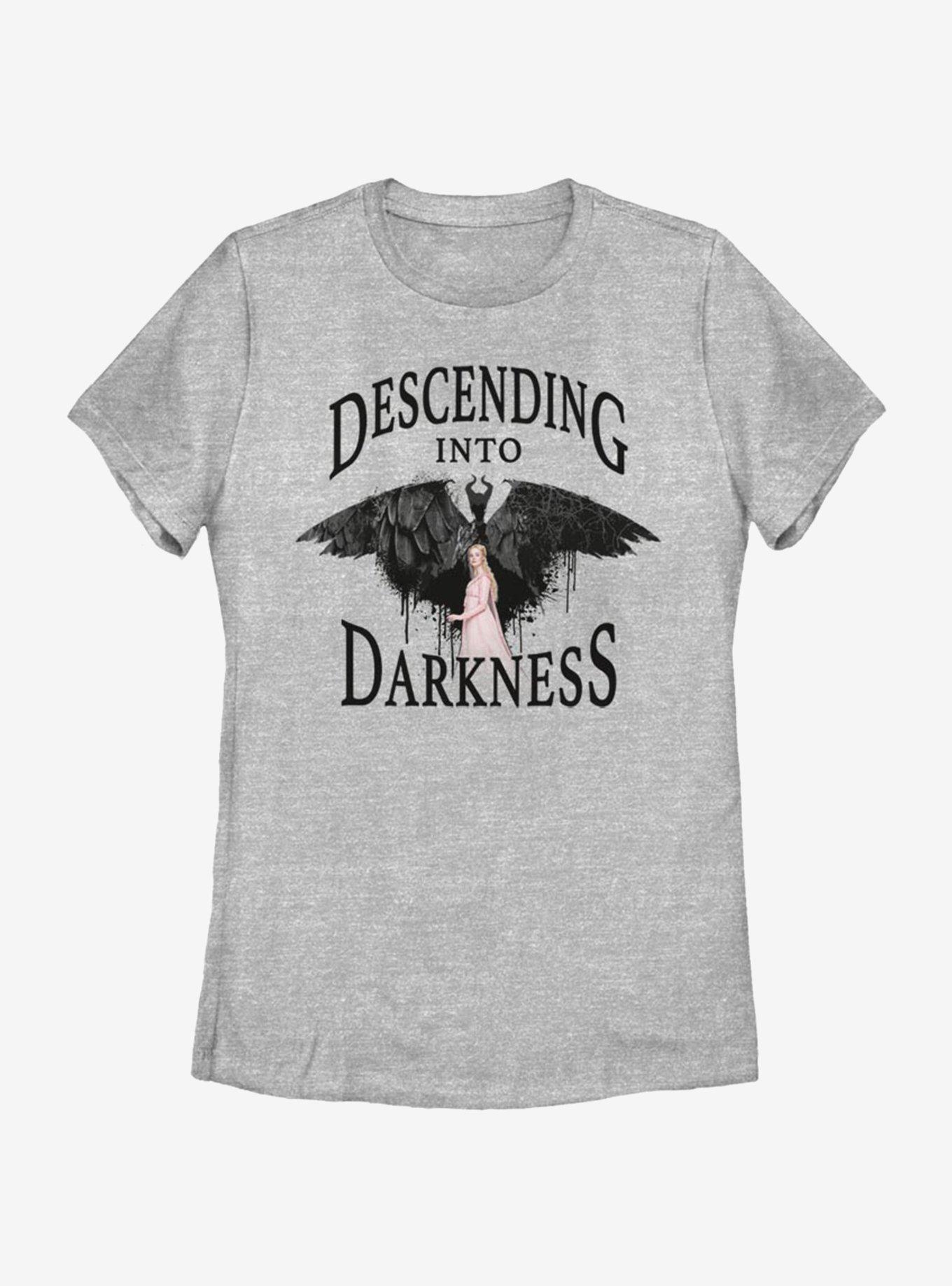 Disney Maleficent: Mistress Of Evil Descending Into Darkness Womens T-Shirt, ATH HTR, hi-res