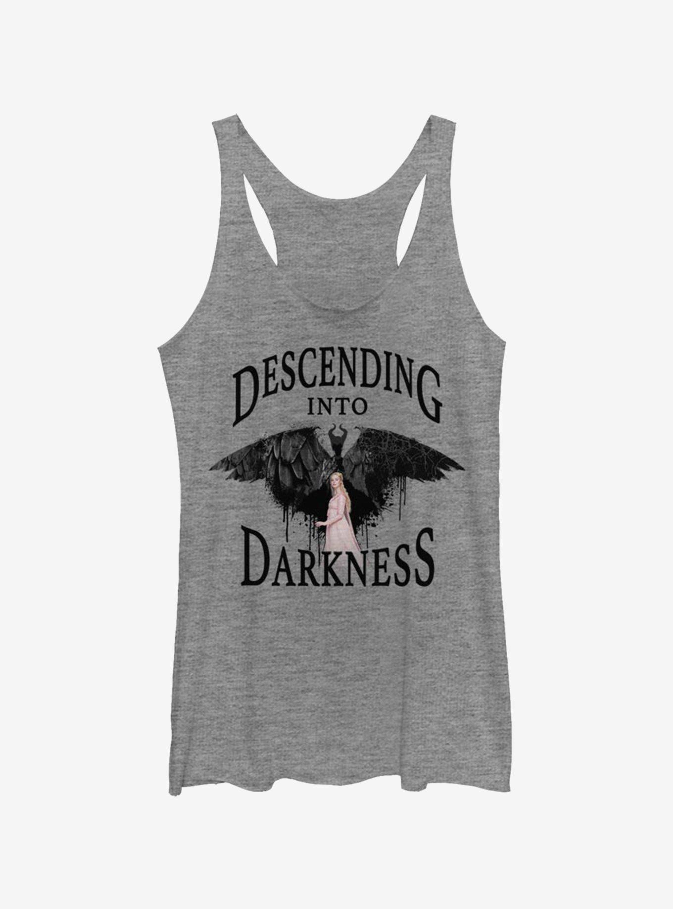 Disney Maleficent: Mistress Of Evil Descending Into Darkness Womens Tank Top, GRAY HTR, hi-res