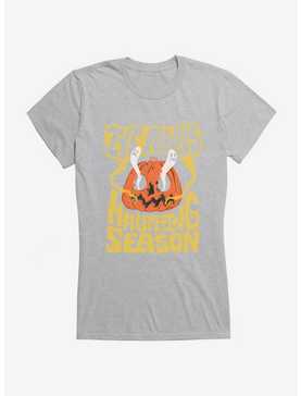 Scary Good It's Always Haunting Season Pumpkin Girls T-Shirt, , hi-res