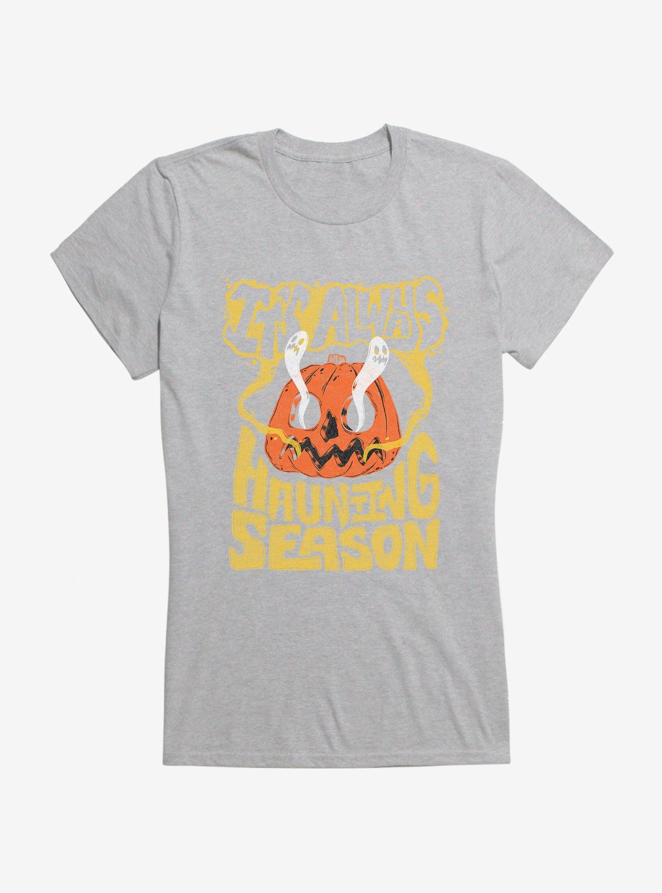 Scary Good It's Always Haunting Season Pumpkin Girls T-Shirt | Hot Topic