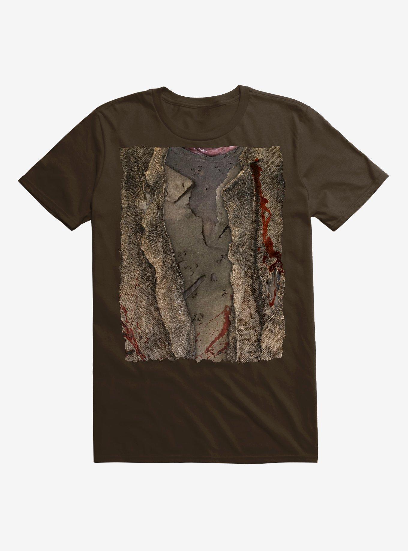 Friday The 13th Jason Cosplay T-Shirt, CHOCOLATE, hi-res