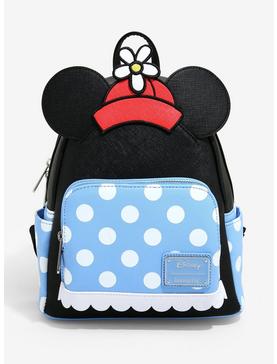 Plus Size Loungefly Disney Minnie Mouse Retro Polka Dot Mini Backpack, , hi-res