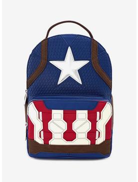 Loungefly Marvel Captain America Uniform Mini Backpack, , hi-res