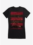 A Nightmare On Elm Street Freddy Cosplay Girls T-Shirt, BLACK, hi-res
