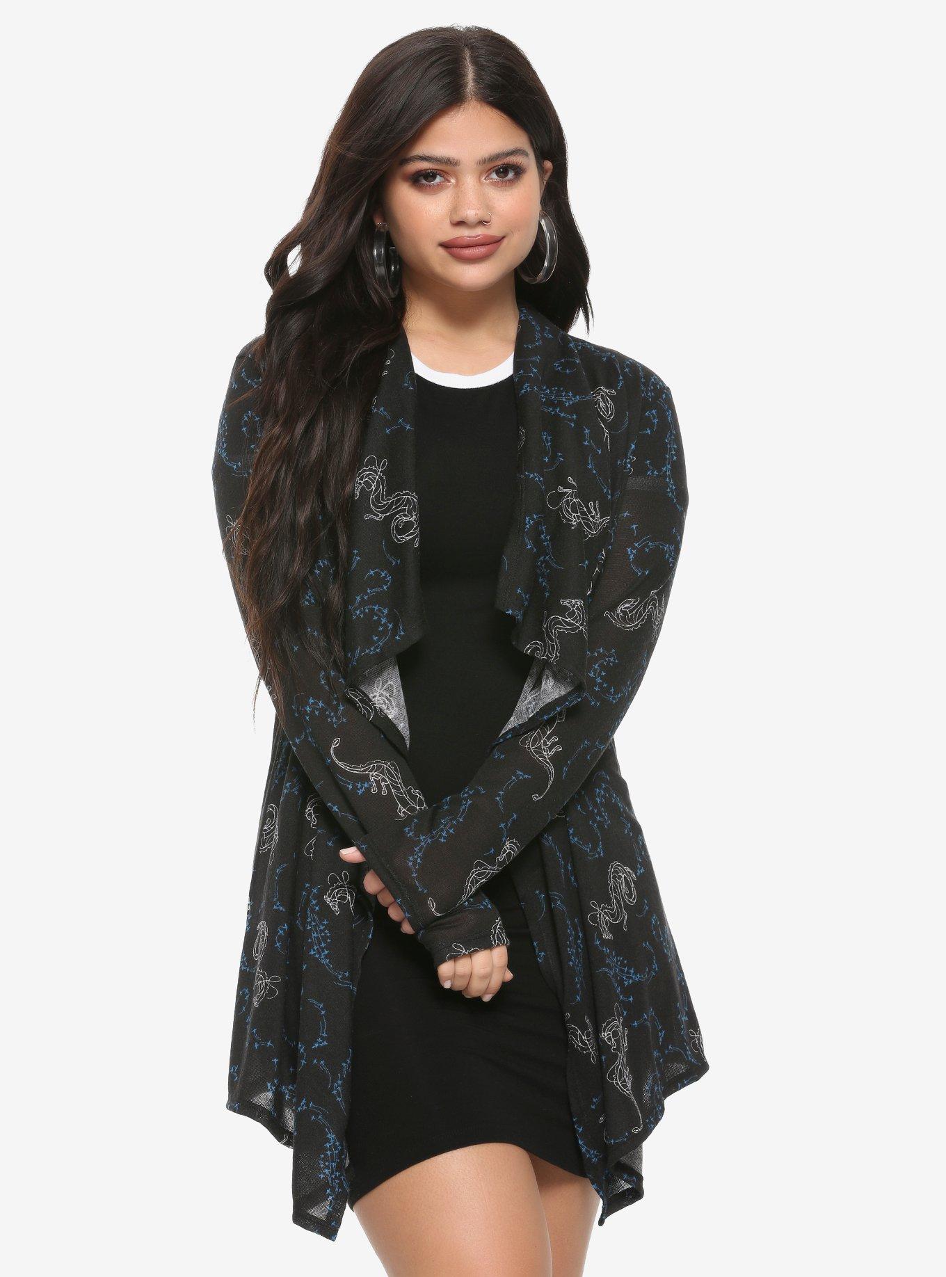Her Universe Studio Ghibli Spirited Away Haku Flyaway Cardigan, MULTI, hi-res
