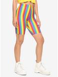 Rainbow Girls Bike Shorts, RAINBOW, hi-res