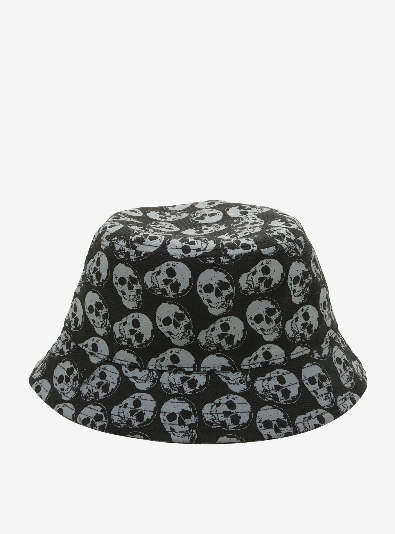 Skull Bucket Hat, , hi-res