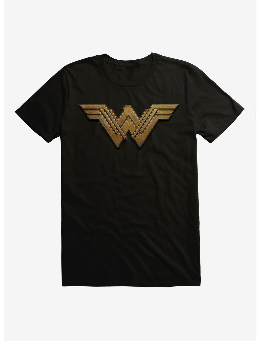 DC Comics Wonder Woman Logo Cosplay T-Shirt, BLACK, hi-res